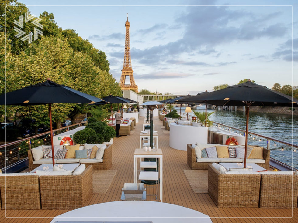 Privatisez le rooftop Seine pour un événement au fil de l'eau